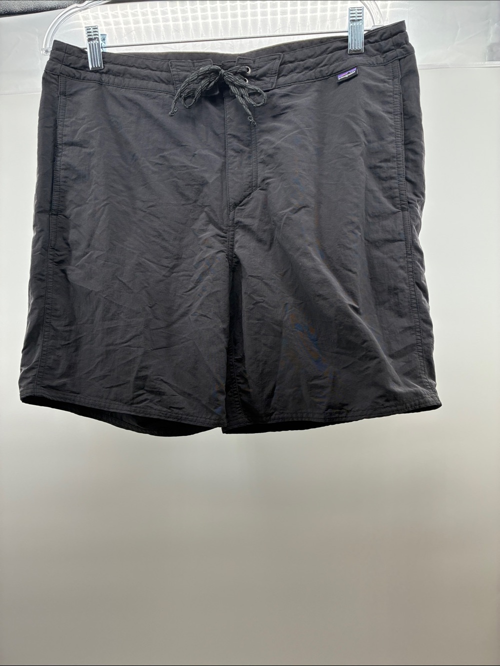 Patagonia Black Men's Hybrid Drawstring Shorts